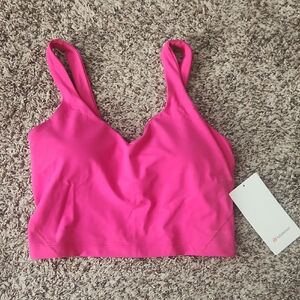 NWT Lululemon Athletica Pink Sports Bra Align Tank 8